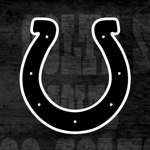 NFL Indianapolis Colts Black & White Moto E5 Play Skin
